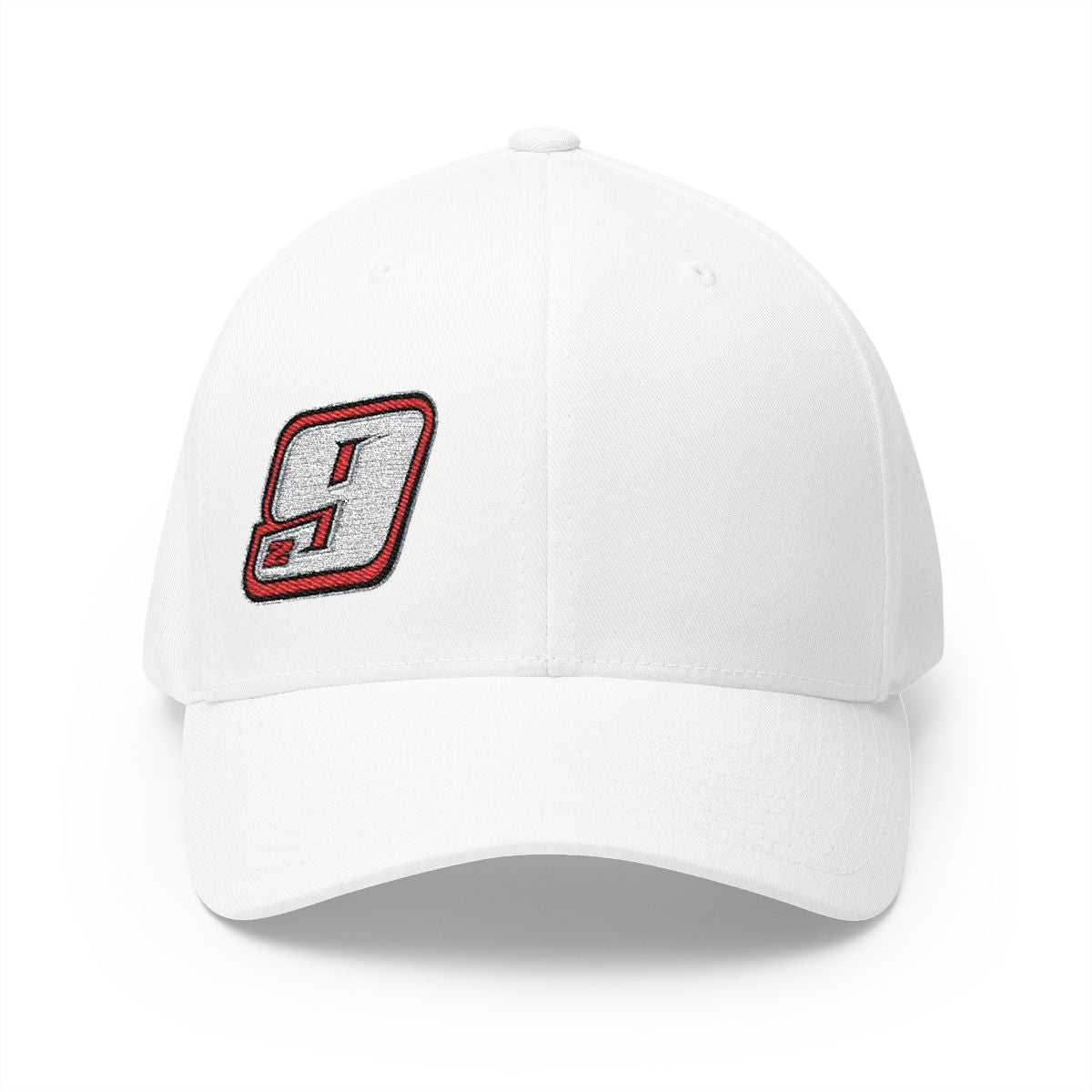 Dru Brown #9 Flexfit Hat- Logo on front and back