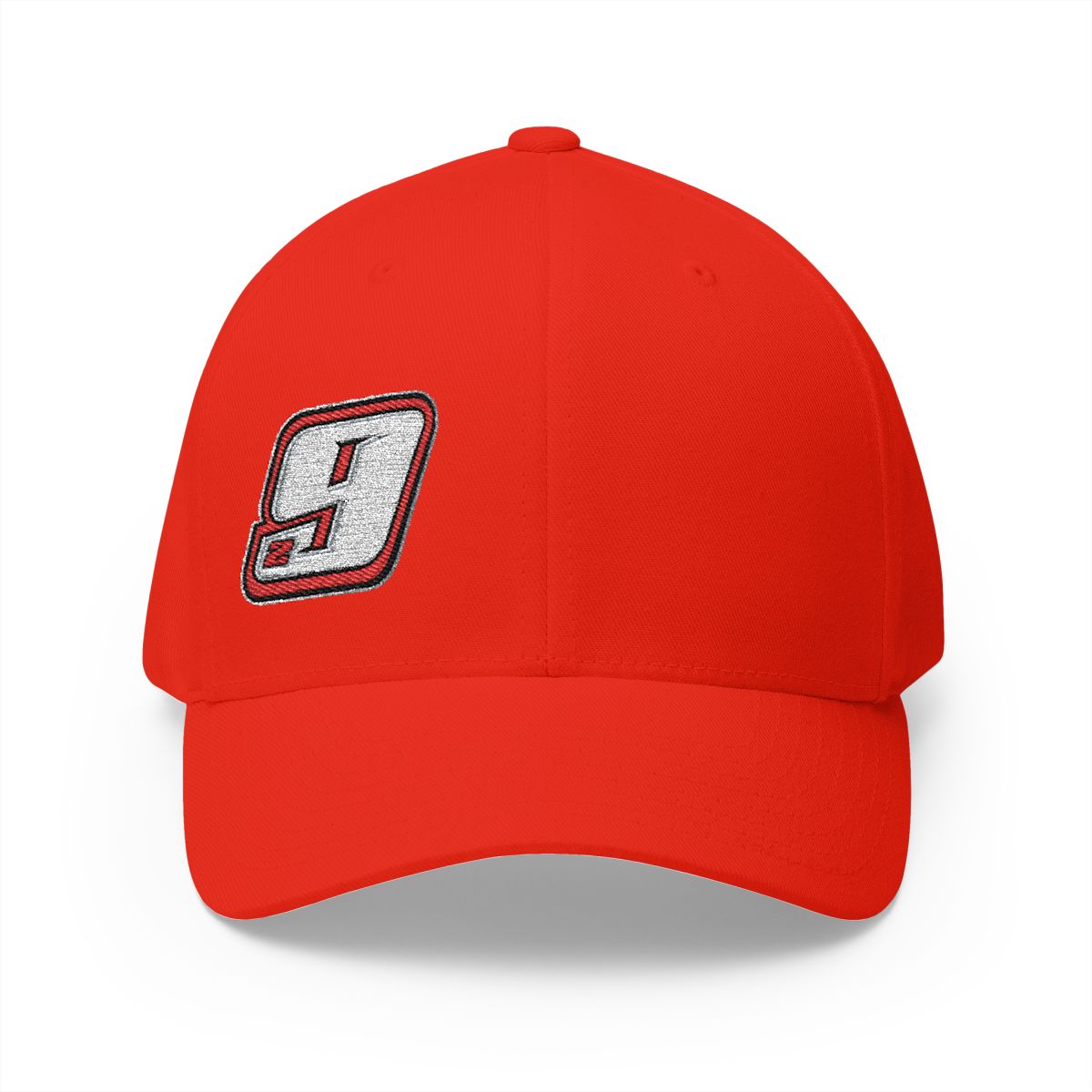 Dru Brown #9 Flexfit Hat- Logo on front and back