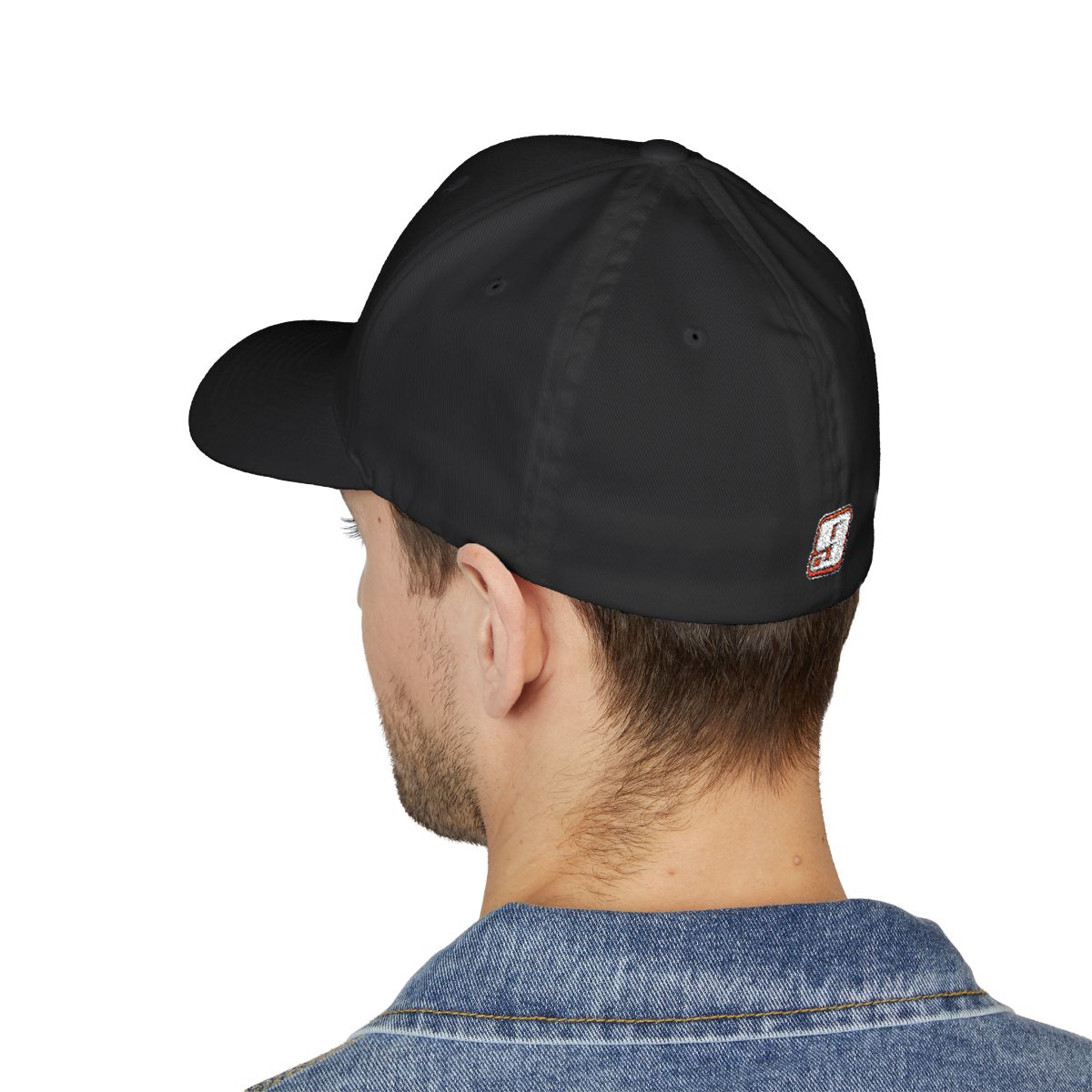 Dru Brown #9 Flexfit Hat- Logo on front and back