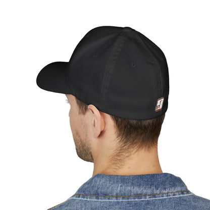 Dru Brown #9 Flexfit Hat- Logo on front and back