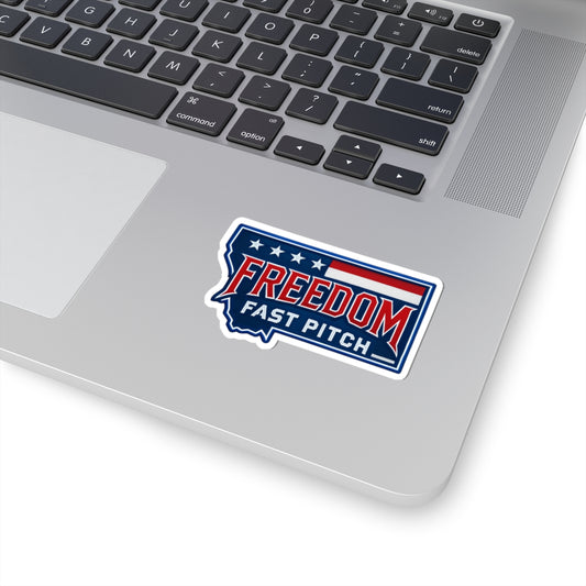 Freedom Fastpitch Die Cut Stickers