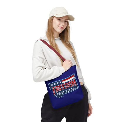 Freedom Fastpitch Softball Tote Bag