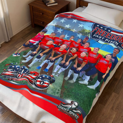 Montana Freedom Plush Blanket 2026